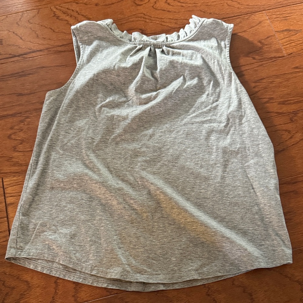 Ann Taylor Light Gray Tank Top